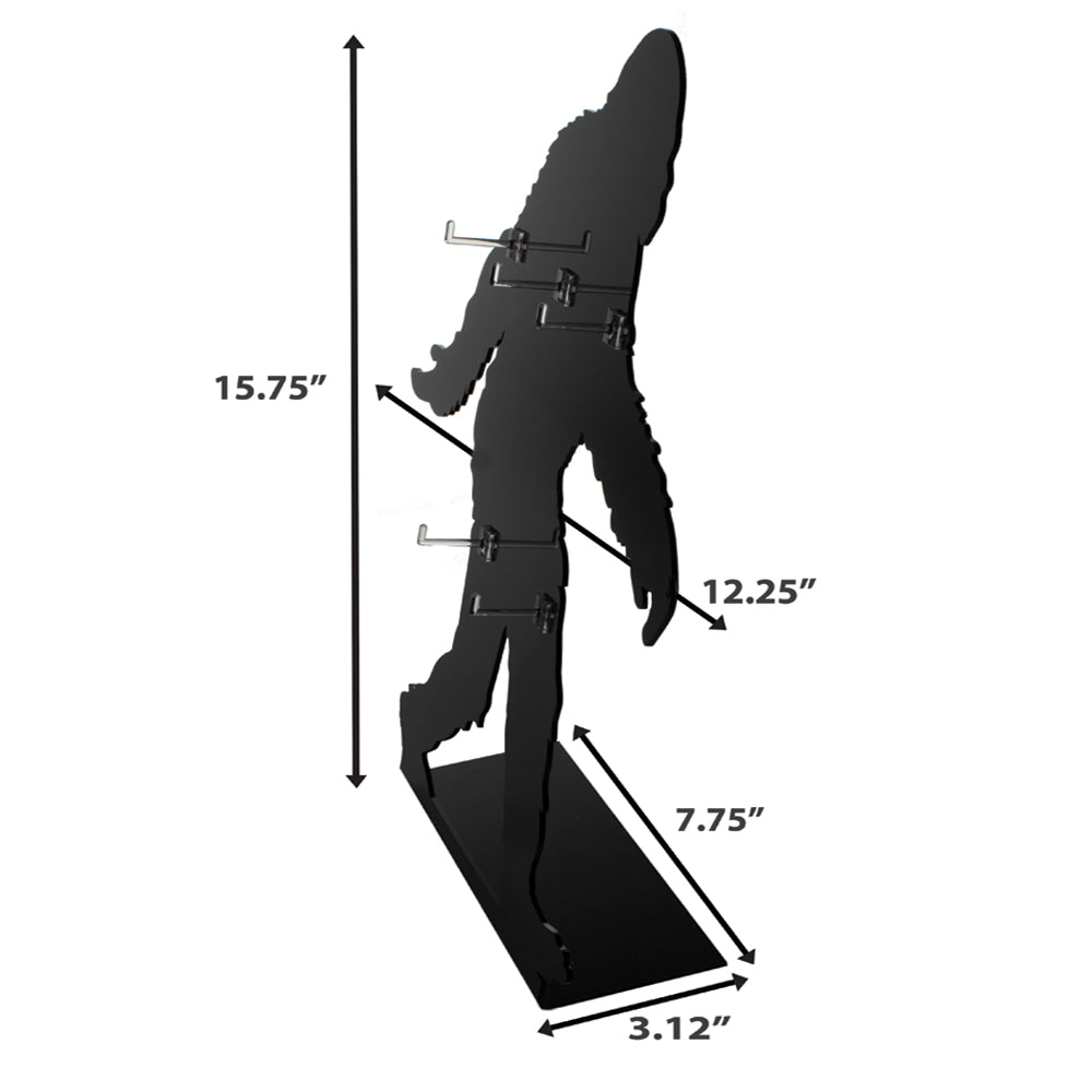 Keychain Display Stand featuring Sasquatch Silhouette