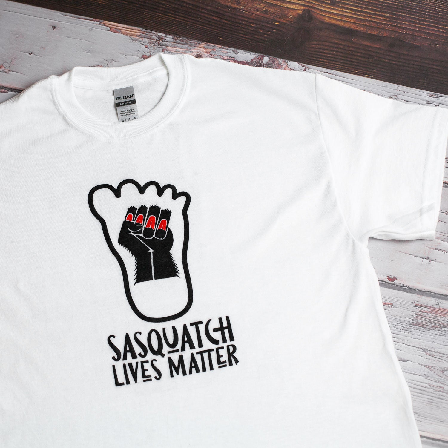 Sasquatch Lives Matter T-Shirt by Thomas Sewid - Sasquatch The Legend