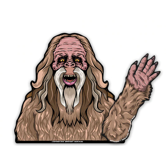 Sasquatch Waving WiperTags