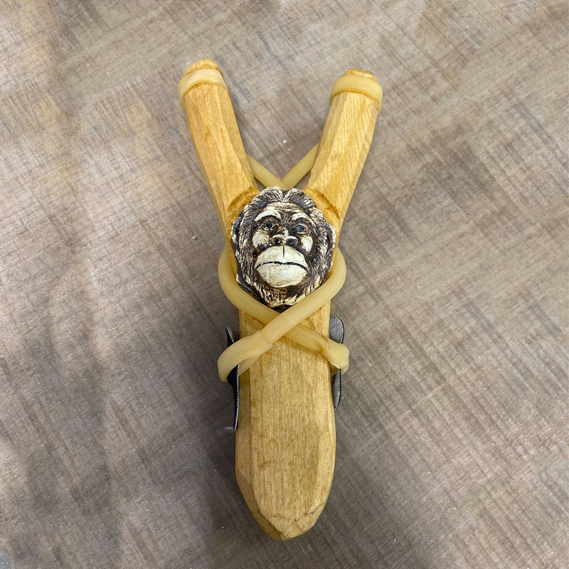 Wooden Bigfoot Slingshot