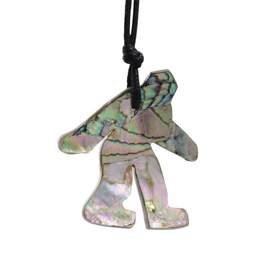 Abalone Sasquatch Necklace - Sasquatch The Legend