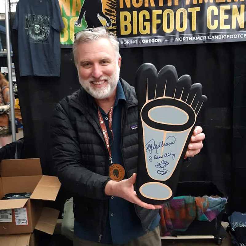 Thomas Sewid Wooden Sasquatch Footprint