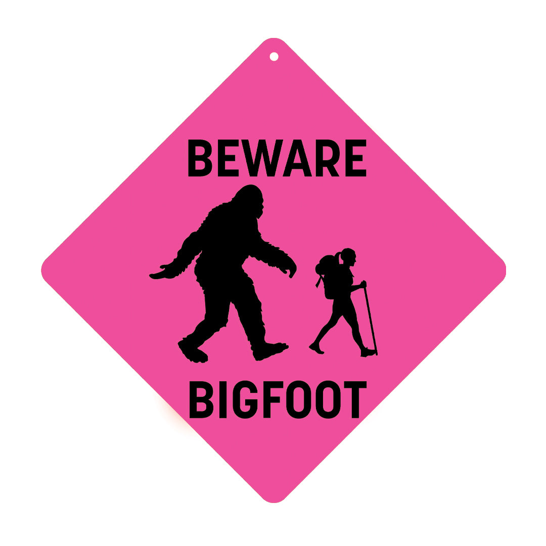 Diamond Shaped Sasquatch Signs - Sasquatch The Legend