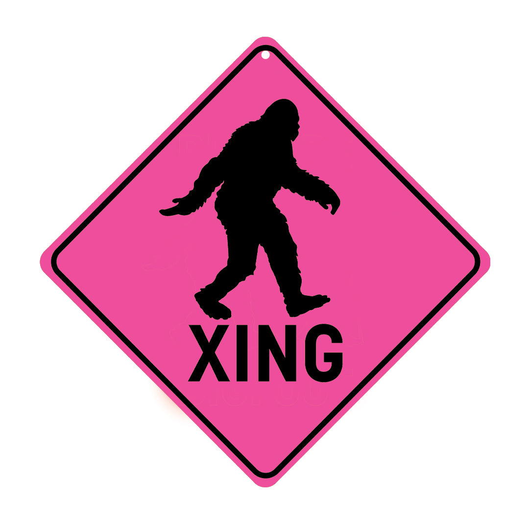 Diamond Shaped Sasquatch Signs - Sasquatch The Legend