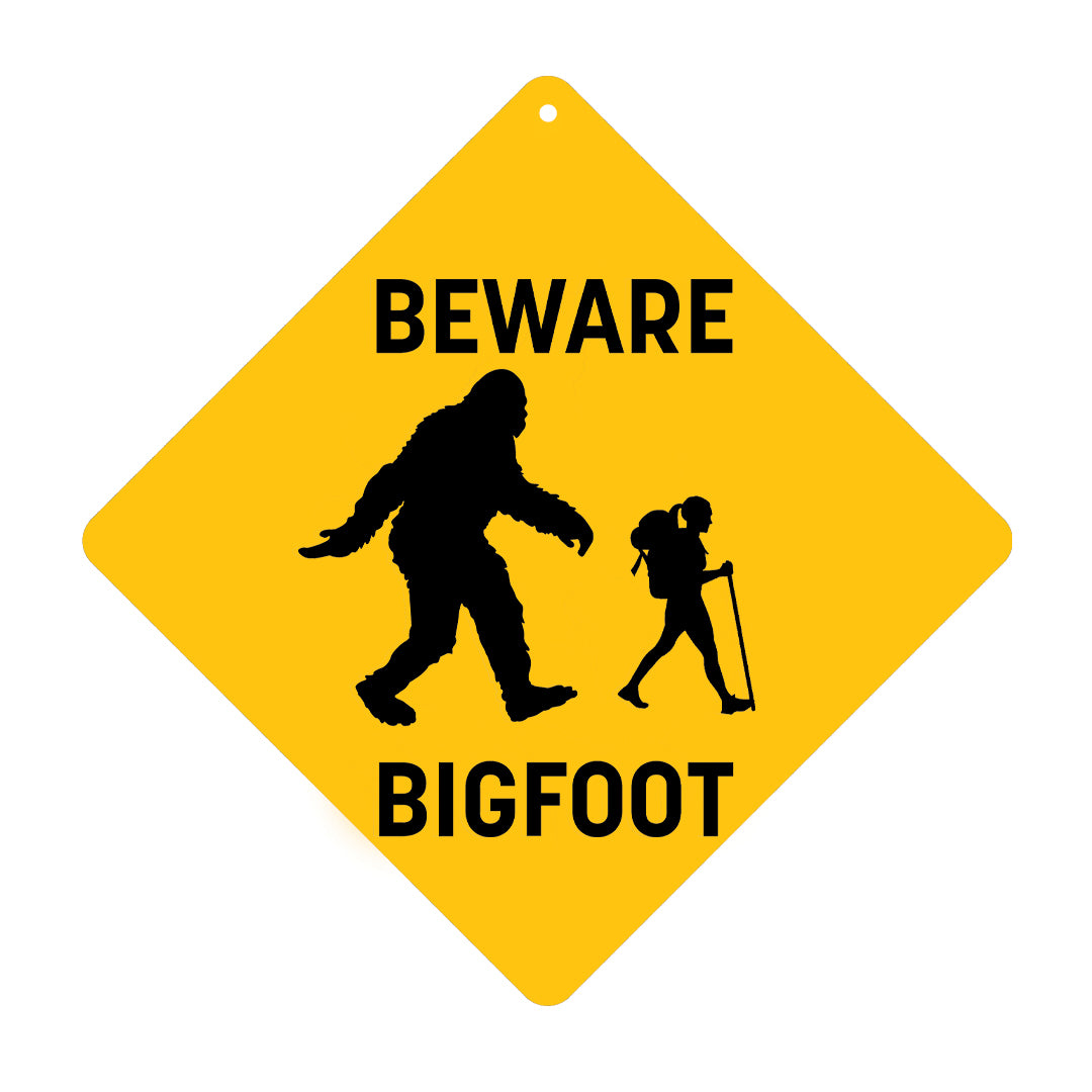 Diamond Shaped Sasquatch Signs - Sasquatch The Legend