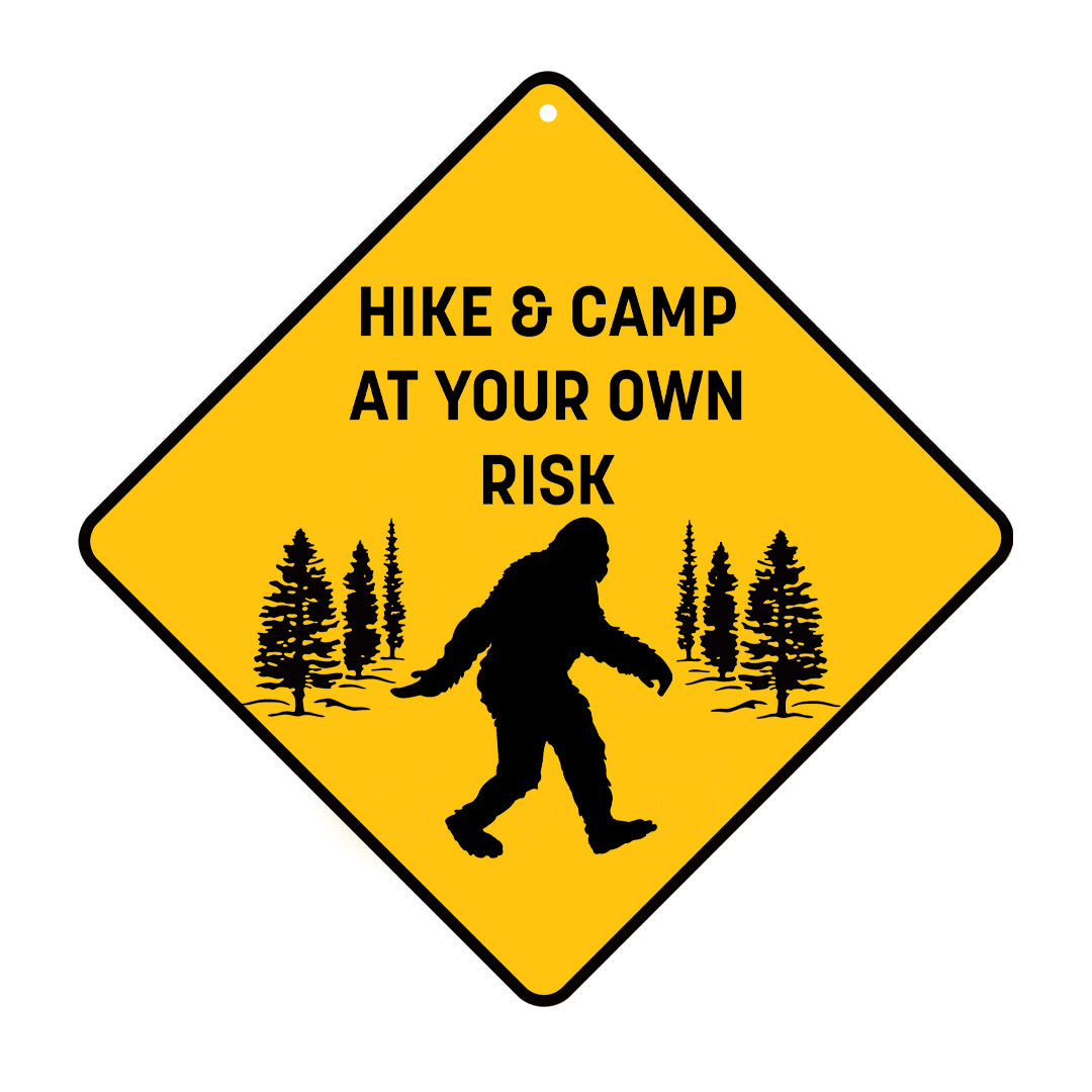 Diamond Shaped Sasquatch Signs - Sasquatch The Legend