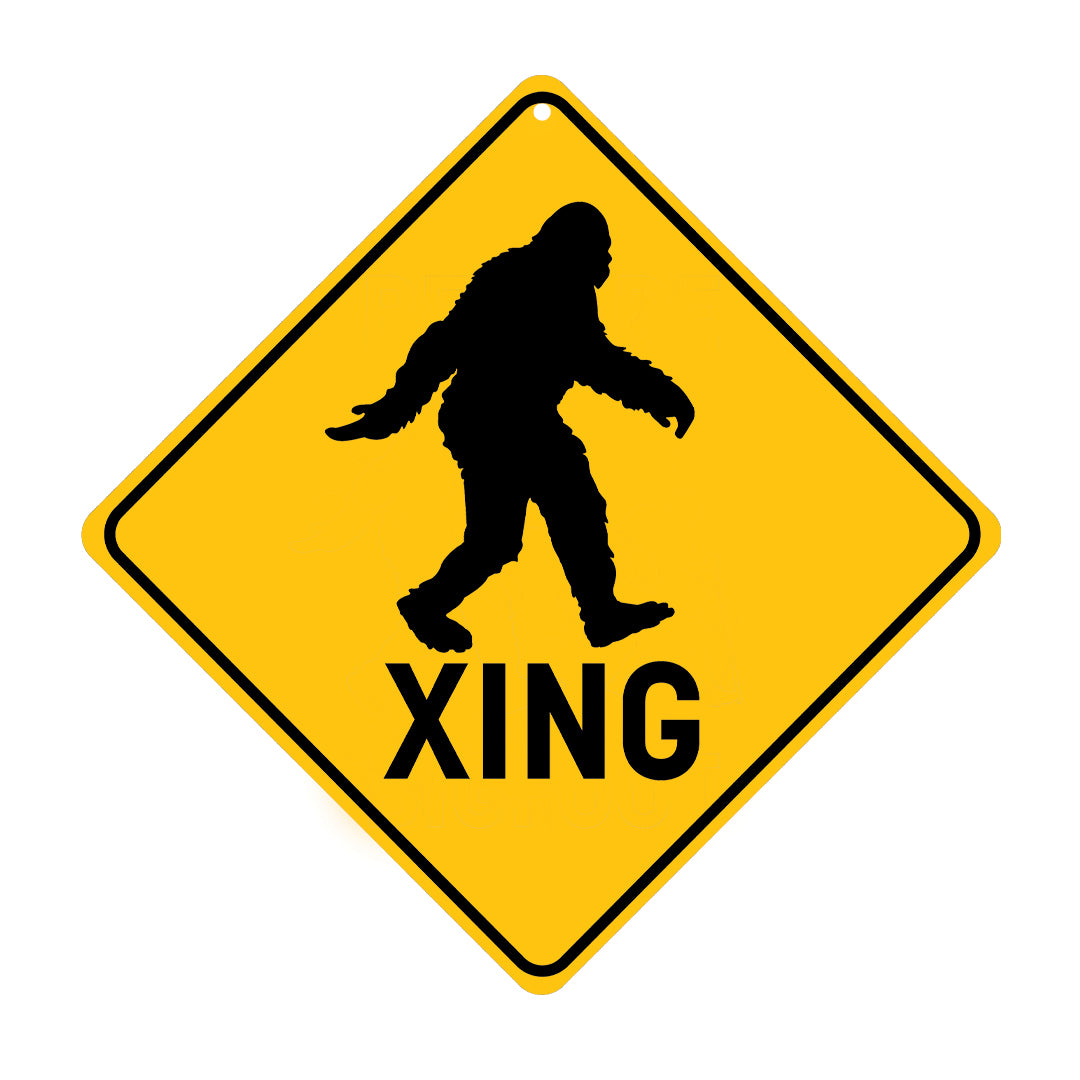 Diamond Shaped Sasquatch Signs - Sasquatch The Legend