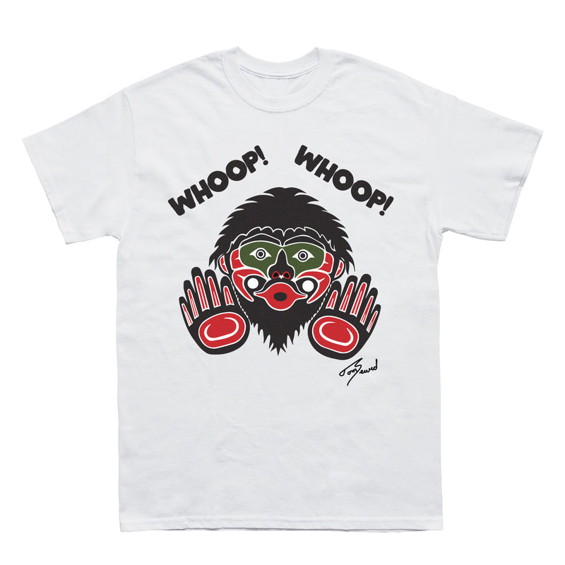 Whoop! Whoop! by Thomas Sewid T-Shirt - Sasquatch The Legend