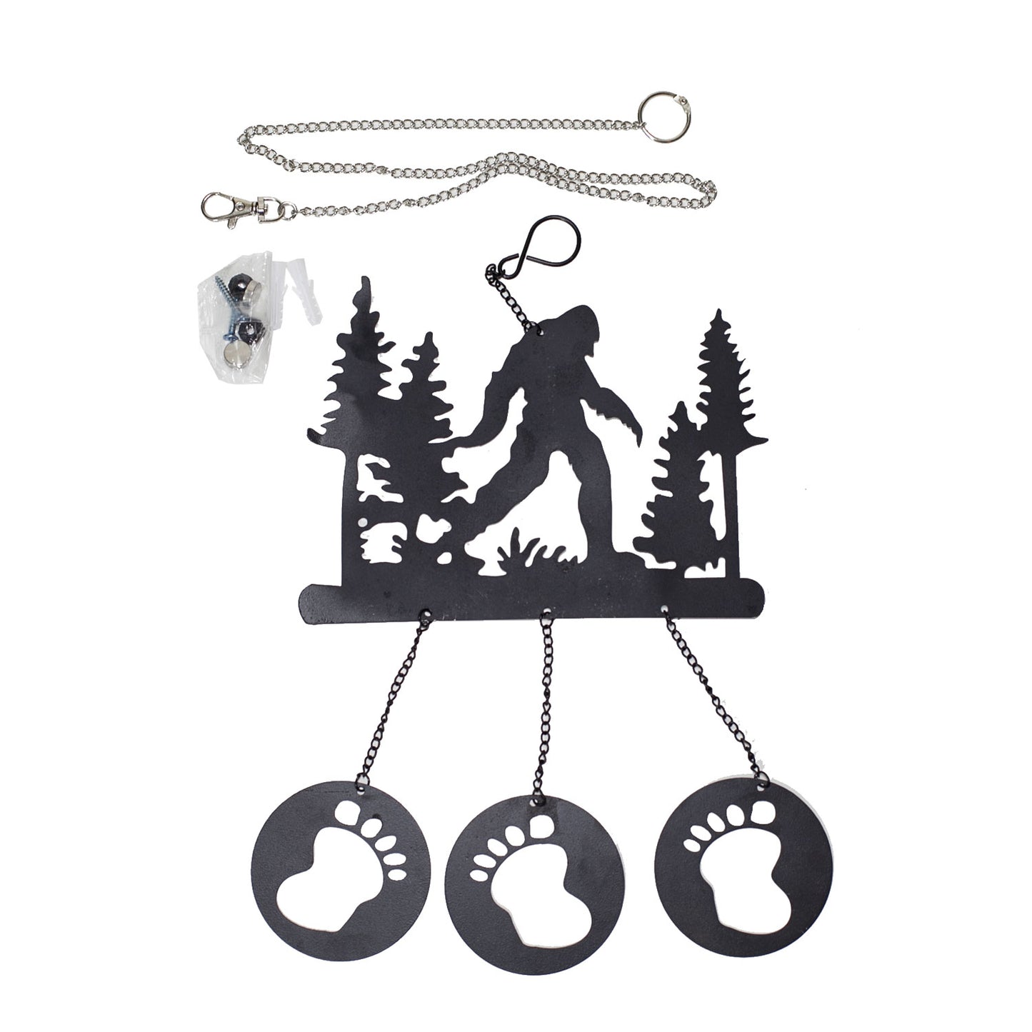 Sasquatch Metal Wind Chime