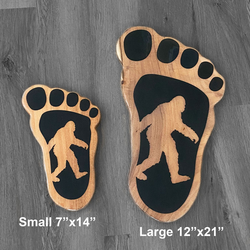 Sasquatch Wooden Coaster and Tabletop Protector