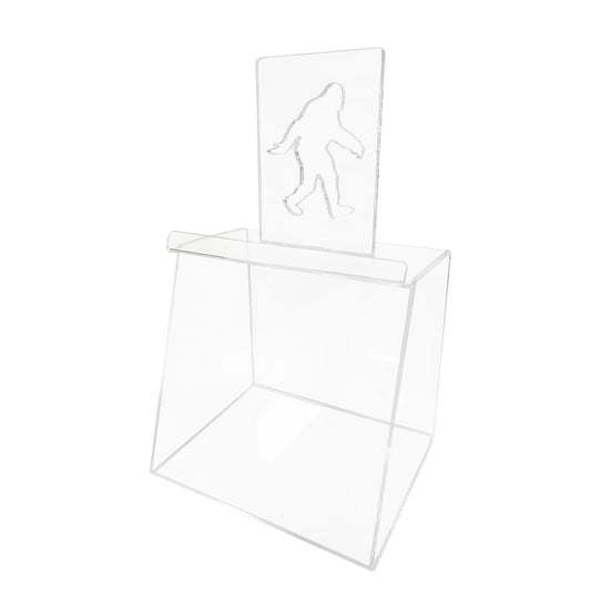 Acrylic Display Case for Books and DVDs with Custom Logo Cutout