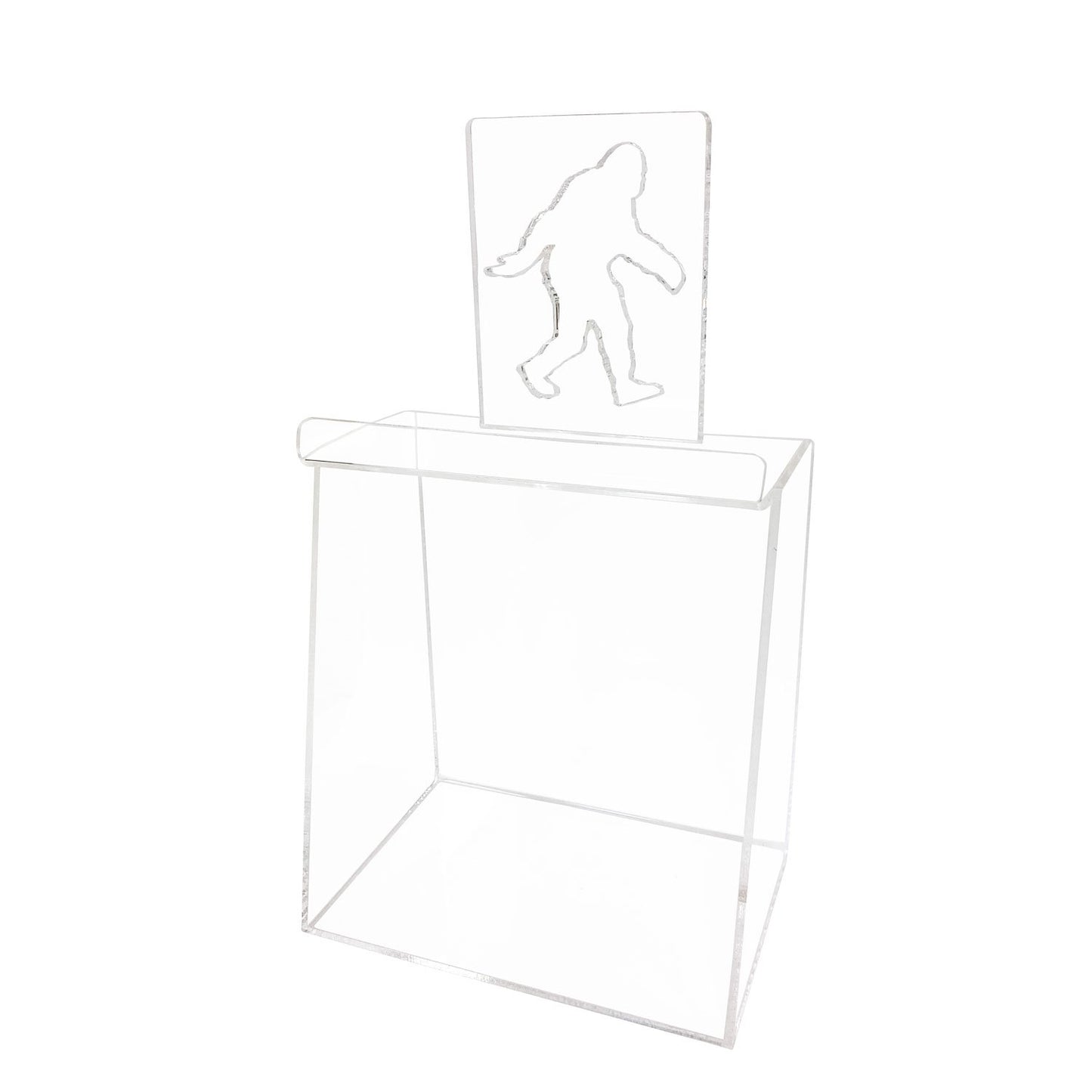 Acrylic Display Case for Books and DVDs with Custom Logo Cutout
