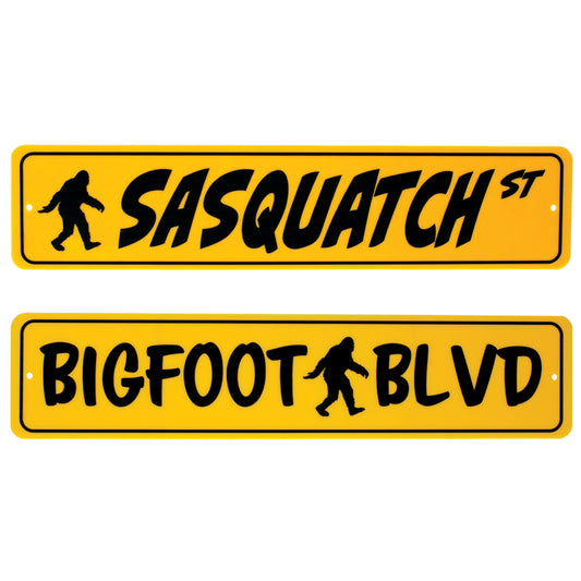 Sasquatch Street Signs