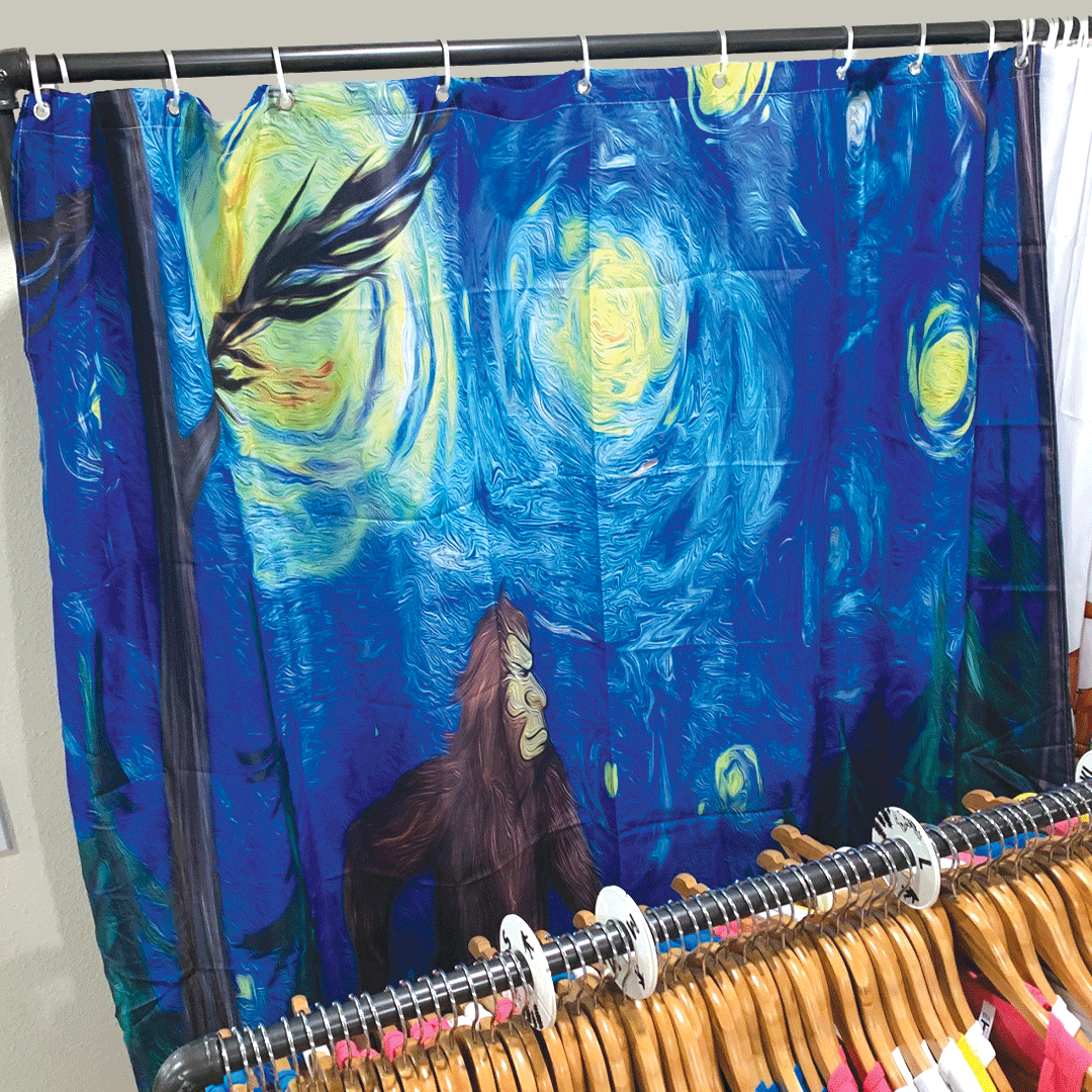 Sasquatch The Legend Shower Curtains - Sasquatch The Legend