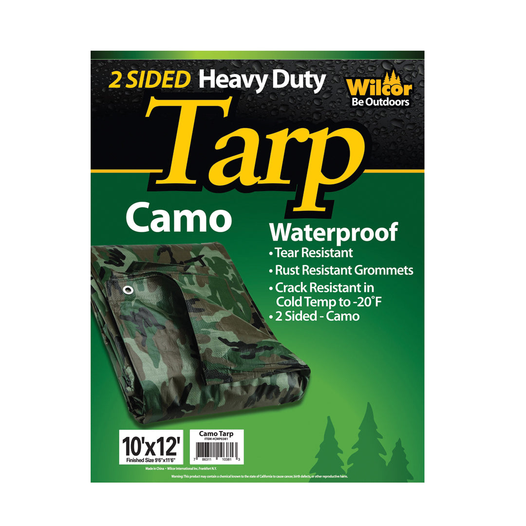 Wilcor Tarp Poly Camo 10x12